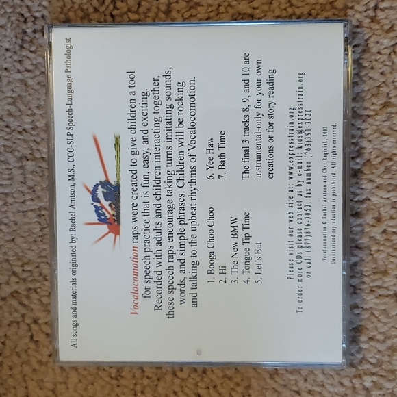 Kids Express Train Vocalocomotion CD songs for Apraxia - Picture 2 of 2